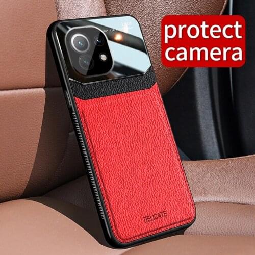Phone Case For Xiaomi Mi 11 Lite Case Luxury Shockproof Bumper PU Leather Full Cover Back Case For Xiaomi11 11Lite Mi11 Global