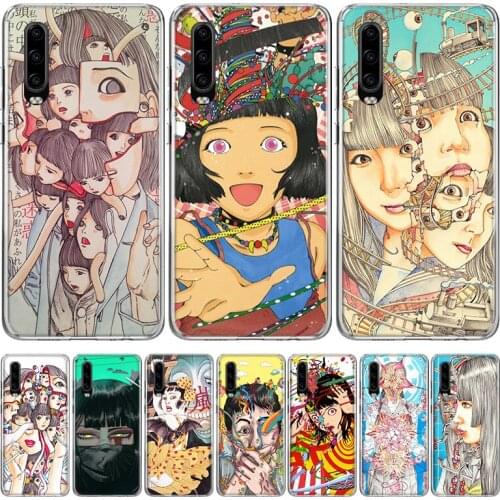Shintaro Kago Horror Phone Case for Huawei P30 P40 P20 P10 Mate 20 10 30 Lite Pro P Smart Z Plus + Art Luxury Cover Coque