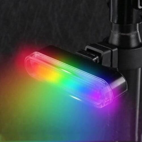 Colorful Taillight Headlight Remote Control USB Charging Wireless Remote Control Induction Waterproof Cycling Riding Accessories