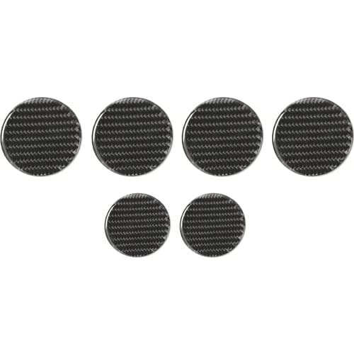 6Pcs/set Car Dashboard Air Vent and Armrest Storage Box Air Vent Decoration Stickers For Jeep Wrangler JL JT Gladiator 2018