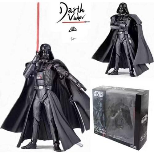 Disney Star Wars Darth Vader Action Figure Toys 17cm PVC Decoration Model Collection Dolls for Kids Christmas Birthday Gifts