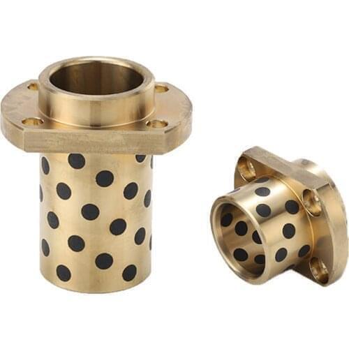 Flanged Bronze Impregnated Graphite Oilless Bushing Linear 82*10/40*50*50 82*10/40*50*60 82*10/40*50*70 82*10/40*50*80