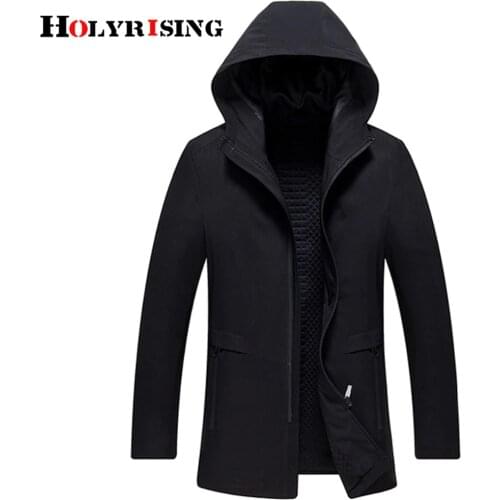 Мужские тренчи с капюшоном Holyrising China At AliExpress