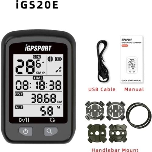 IGPSPORT iGS20E GPS Bicycle Computer Speedometer Compatible Upload STRAVA Webpage