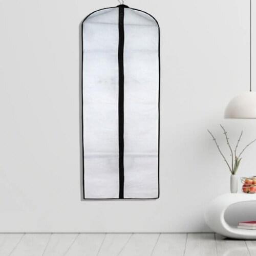 Clothes Tear-Resistant Waterproof Non-woven Fabric Thickened Hanging Suit Dress Cover Foldable Storage Bags