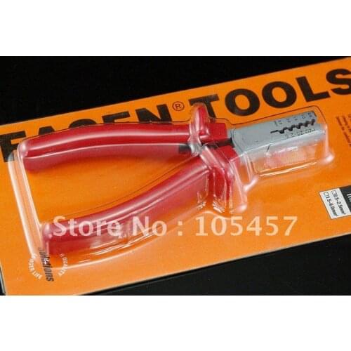 Cable End Sleeves Light Germany Style Small Crimper Stripper Plier Square 0.25-2.5mm