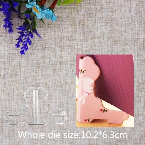 New Arrival Exquisite Display Stand Cutting Dies Stencil DIY Scrapbook Photo Album Embossing Decor Paper Card Craft 102x63mm