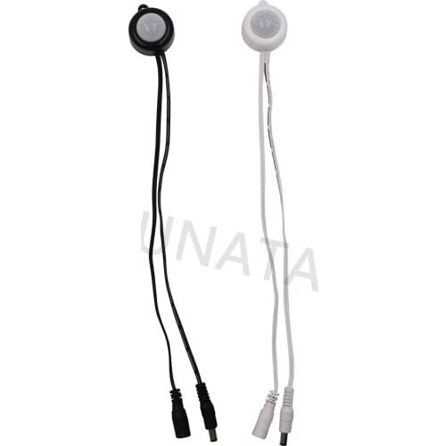 PIR Motion Sensor Switch Cable 5V 12V 24V DC Aotomatic Induction MINI Infrared Detector with DC Connector TDL-2023