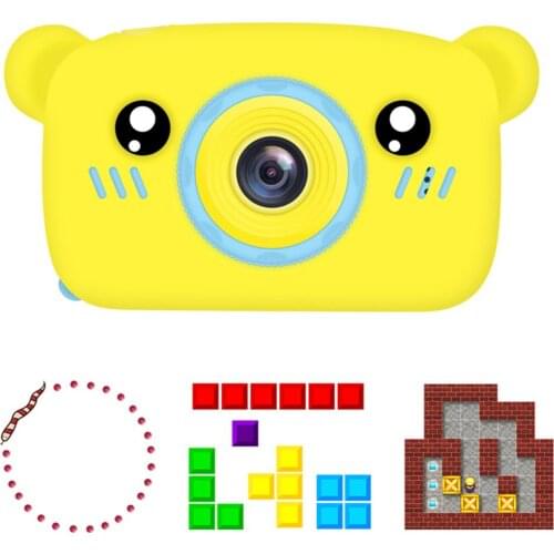 Full HD 1080P Portable Digital Camera Cute Cartoon Video Kids Camera 12MP 2'' LCD Screen Display Children For Learning Study