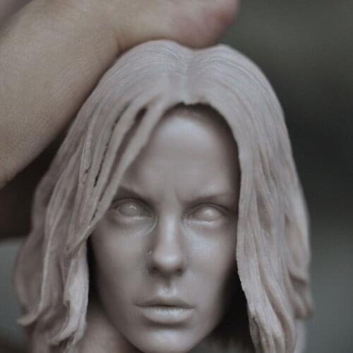 Blank 1/6 Scale The night legend Underworld Selene Head Sculpt Unpainted Fit 12" Figure