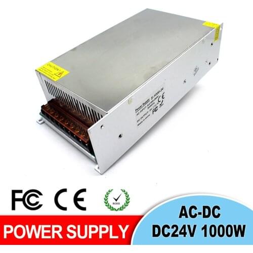 Universal Power Supply DC 12V 18V 24V 30V 36V 42V 48V 60V 1000W Transformers 220V 110V AC DC12V SMPS For Light CNC CCTV Stepper