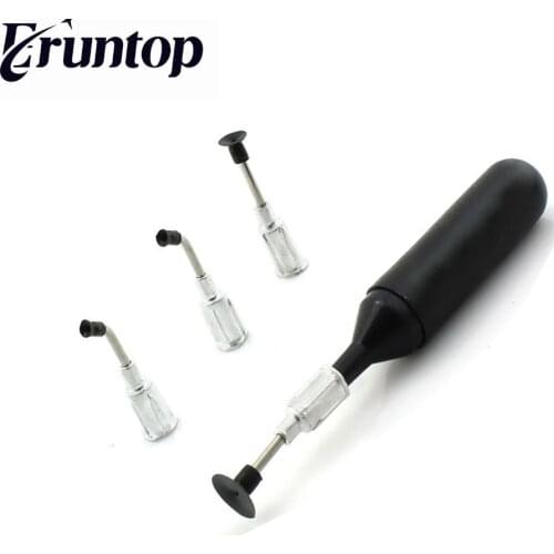 1PCS IC SMD Vacuum Sucking Pen Sucker Pick Up Hand + 4 Suction Headers