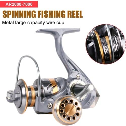 High Speed Spinning Fishing Reel 5.2 : 1 Gear Ratio Fishing Reel Carp Fishing Reel for Saltwater Spinning Reels Fishing parts