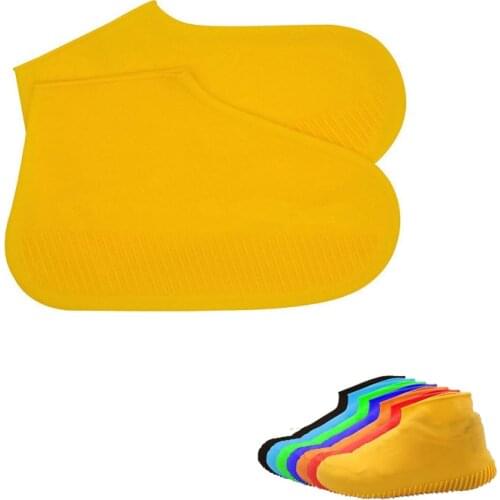 1pair practical Silicone Waterproof Shoe Cover durable Outdoor Rainproof Hiking Skid-proof walking Shoe Covers home accessories