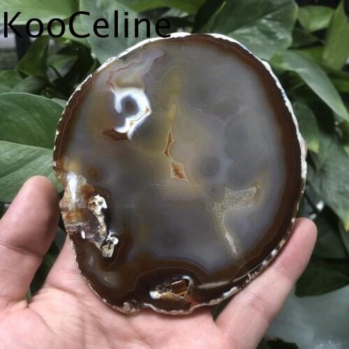12mm Natural Crystal Quartz Agate Plate Freeform Energy Reiki Healing Stone Room Home Aquarium Decoration Accessories Gemstone