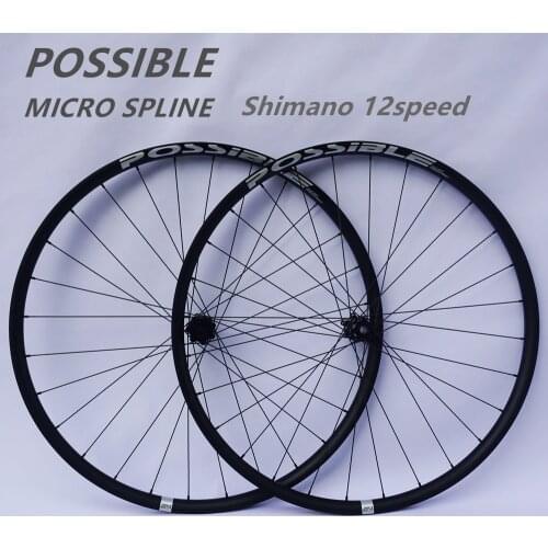 12Speed MICRO SPLINE Hub XT M8100 M7100 29H 100/110x15MM 142/148/141x12mm 29er r XC Mountain Bike Wheelset BOOST 148MM