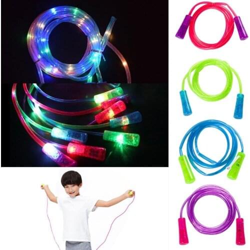 30% Hot Sale LED Flashing Kids Children Jump Skipping Rope Aerobic Exercise Fitness Sports