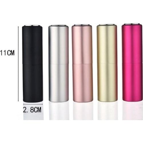 30Pcs 20Ml Rotating Spray Bottle Perfume Liner Glass Atomizer Makeup Essential Oil Aromatherapy Cosmetic With Metal Press Pump