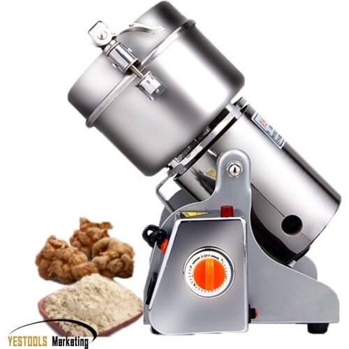 700g Swing Type Electric Grains Herbal Powder Miller Dry Food Grinder Machine high speed Intelligent Spices Cereals Crusher
