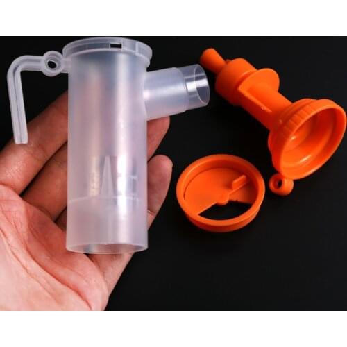 8ml Medicine Tank Cup Atomizing Cup Food Grade Plastic Inhaler Cup Household Sprayer Cup Compressor Nebulizer Accessories