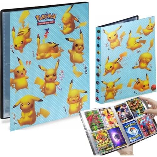 4 Pocket Pokemon Album 240 Card Holder Playing Game Book Livre Pokémon Binder Folder Loaded List Collection Pikachu Kids Toys