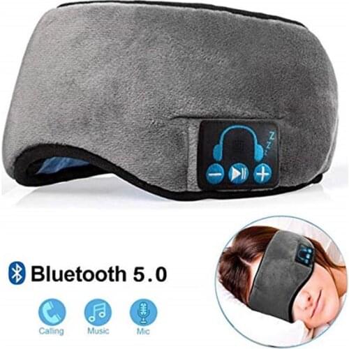 Bluetooth Sleeping Eye Mask Wireless Headphones Sleeping Travel Music Eye Cover Bluetooth Headsets with Microphone Handsfree