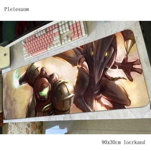 Metroid mousepad 900x300x4mm Birthday Computer mouse mat gamer gamepad pc Beautiful gaming mousemat desk pad office padmouse