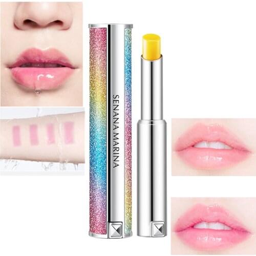 Creative Starry sky Lip Balm Long-lasting Moisturizing Lipstick Makeup Temperature Color Change Lip Balm nude lipstick