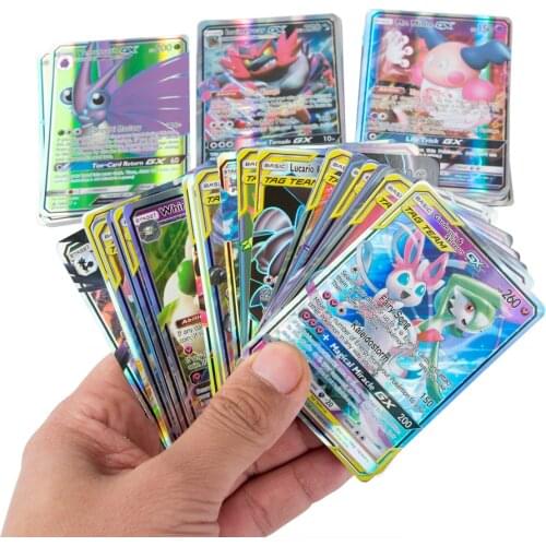 Best Selling Children Battle Game GX Tag Team Shining Vmax TOMY Pokemon Cards Booster Box Carte Trading Card Game Children Toy