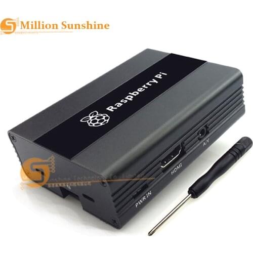 Raspberry Pi Aluminum Shell Raspberry Pi 3 Metal Protection box for Raspberry pi 3B/3B