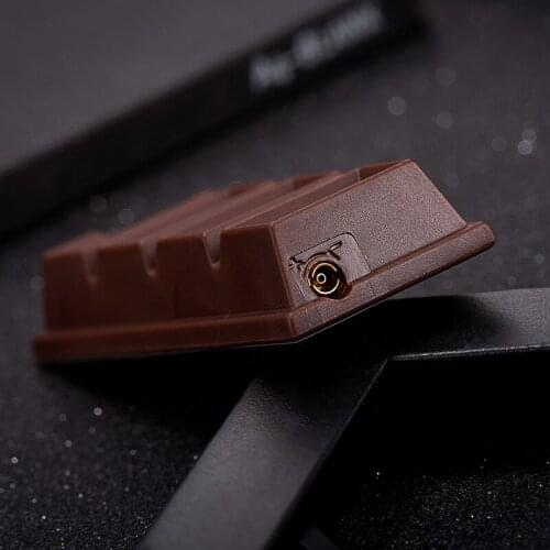 Refillable Inflatable Personalized Creativity Chocolate Creative Open Flame Lighter Smoke Accesoires Mens Original Gifts