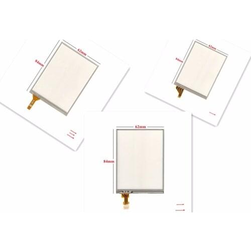 The new 3.5 inch touch screen four-wire resistance GPS navigation touch screen sensor touch control panel 84*62