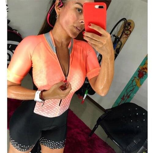 New Cycling Suit Suit Womens Professional Triathlon Racing Team Jersey Jersey Jumpsuit Long Sleeve Tight Cycling Suit
