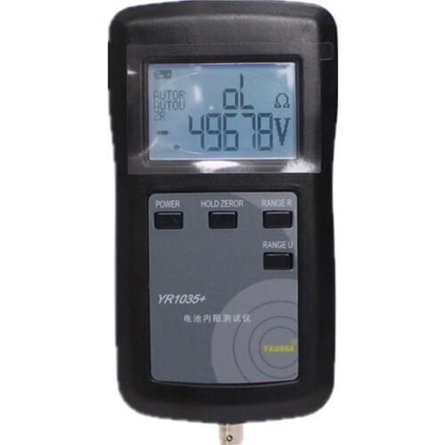 Original four-line YR1035 lithium battery internal resistance meter Quality detector 18650 dry battery battery capacity voltage