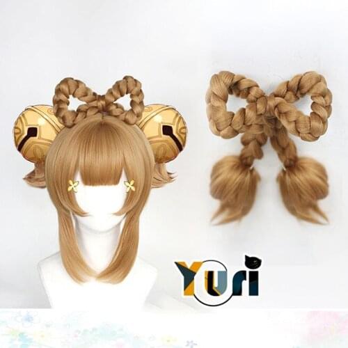 Human use Genshin Impact YaoYao Yao Yao Cosplay Hair Wig Braid Sa KU