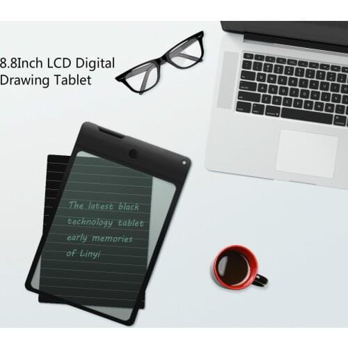 8.8Inch LCD Writing Tablet Digital Drawing Tablet Handwriting Pads Portable Electronic Tablet Board Can be partially deleted