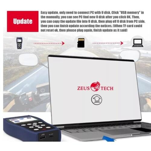 ZEUS AutoScanner Handheld Scanner MST-500 OBD Scanner for Universal Motorbikes which can support most brands of the world