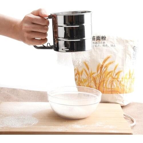 Sieve Cup Powder Flour Sieve Cup Powder Mesh Knife Cake Baking Tools Pastry Tools For Cakes Decorating Pastry Tools Bakeware
