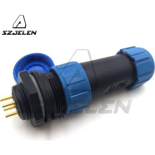 SP17 Type ,4pin Wire Connector Plug and Socket, Waterproof Electrical Connector Male and Female