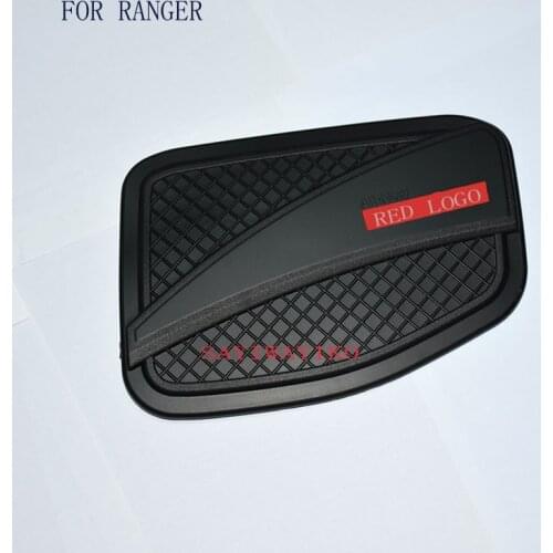 Car-styling car abs sticker fit for Ranger 2012-2018 black oil tank cover cap gas tank cover ranger accessories