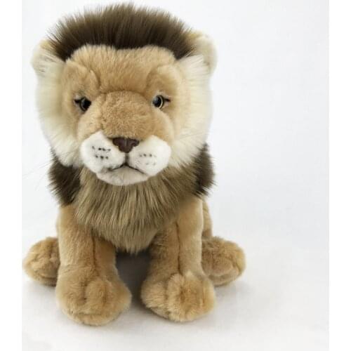Super Cute Lion Plush Toy Simulation Animal Soft Stuffed Dolls for kids Birthday gift