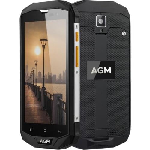 AGM A8 4GB 64GB IP68 Quad Core 13.0MP 5.0"HD Shockproof Waterproof Cell Phone4050mAh NFC OTG 4G Smartphone
