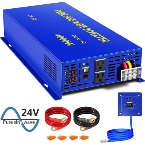 XYZ INVT 4000W Pure sine Wave Inverter 12V 24V 36V 48V DC TO AC 110V 120V 220V 230V 240V Off-grid System Solar Power Inverters