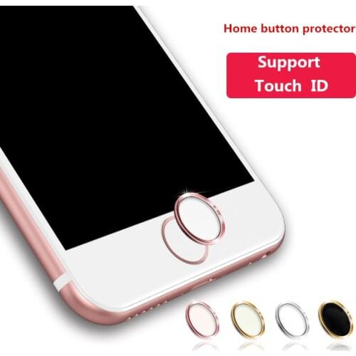 Polymer Material Touch ID button protector Sticker Home keypad keycap for IPhone 5s 6 6s Support Fingerprint Unlock Touch key ID