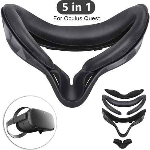 Protective Mat Eye Pad Replacement PU Face Cushion Face Cover For Oculus Quest 2 VR Bracket For Oculus Quest 2 VR Accessories