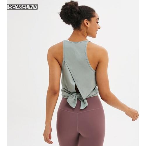 SENSELINK Womens Sleeveless Sports Loose Shirt Sports Fitness Shirt Indoor And Outdoor Womens Shirt