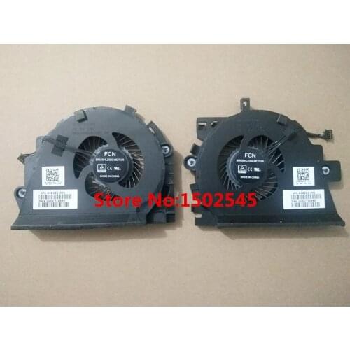 Free Shipping Original Laptop CPU Cooling Fan for HP ZBOOK 15 G3 Cooling Fan 848252-001 848251-001 L&R Fan Pair 4-pin FAN