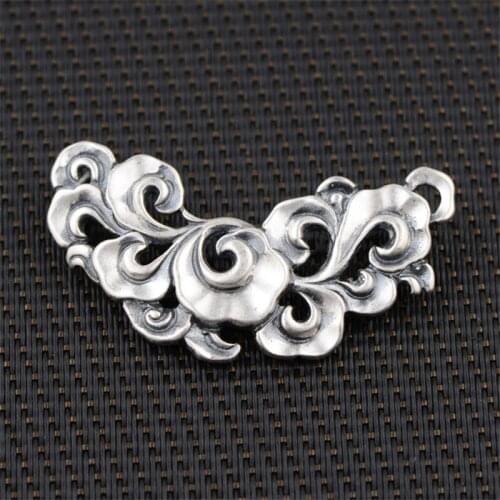 BESTLYBUY Double Fair Hollow Clouds & Wishful lock Shape 100% 925 Sterling Silver Pendant Silver Jewelry For Women Party