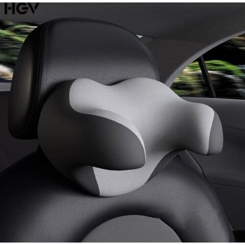 HGV U-shaped Car Neck Headrest Pillows Cushion Seat Support for Home Office Neck Rest Headrest Neck Travel Sleeping Cushion