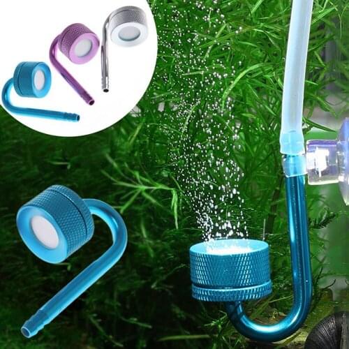CO2 Atomizer Bubble Diffuser Aluminum Alloy CO2 Reactor Regulator for Aquarium Planted Tank